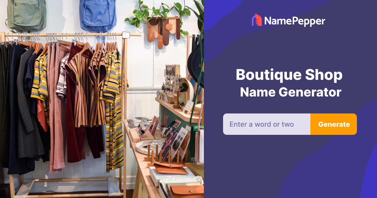 Free list of business names for online boutiques in 2023